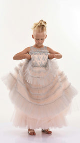 Pink Marianna Embroidered Dress