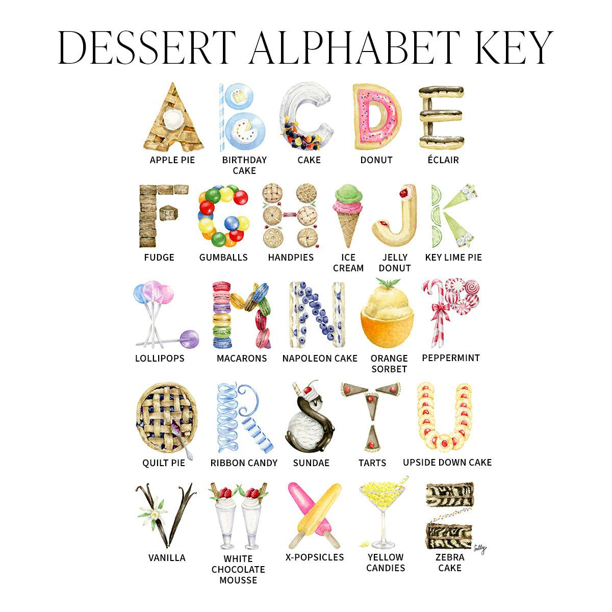 Dessert Alphabet