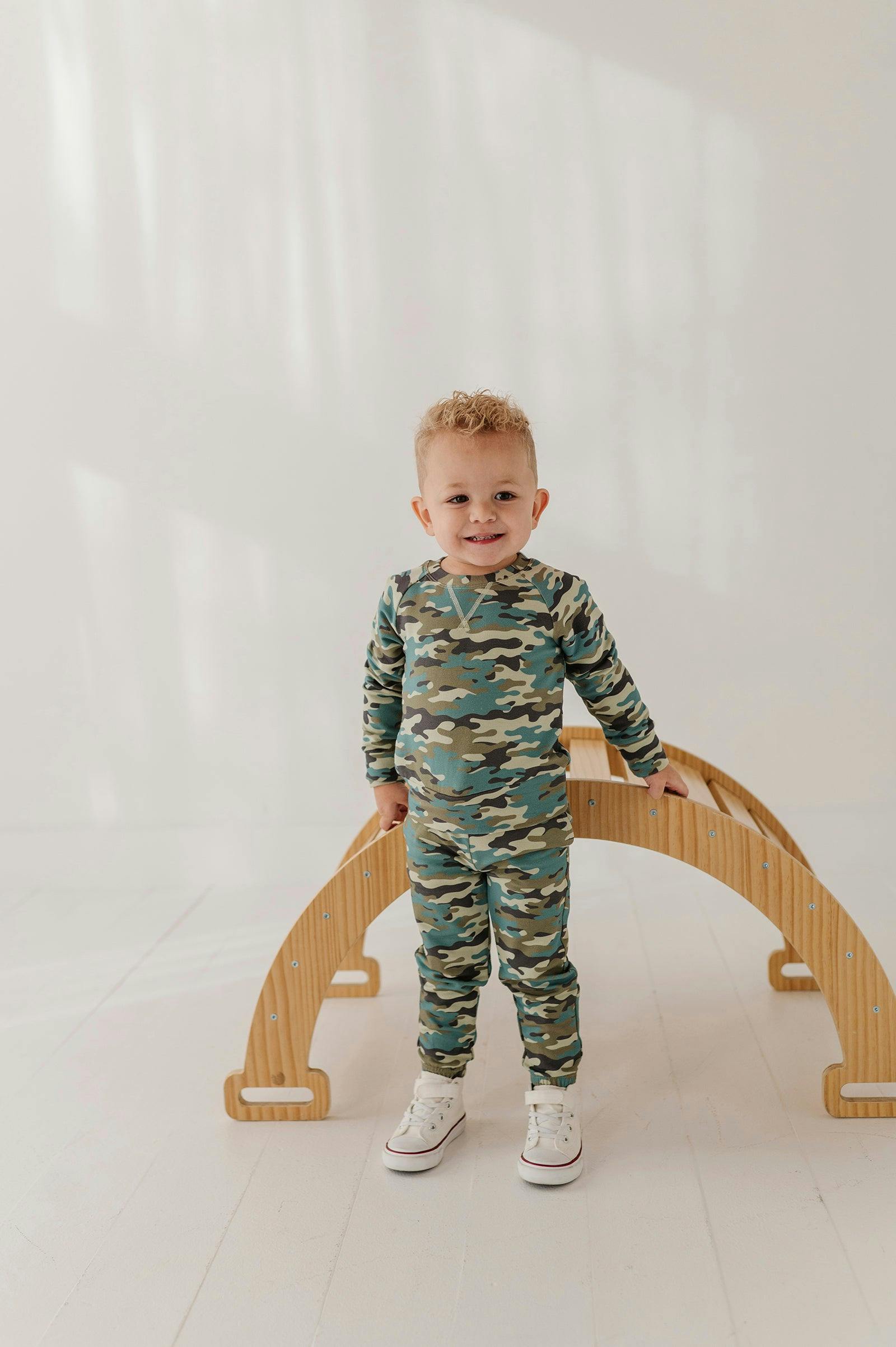 Boys Joggers in Camouflage