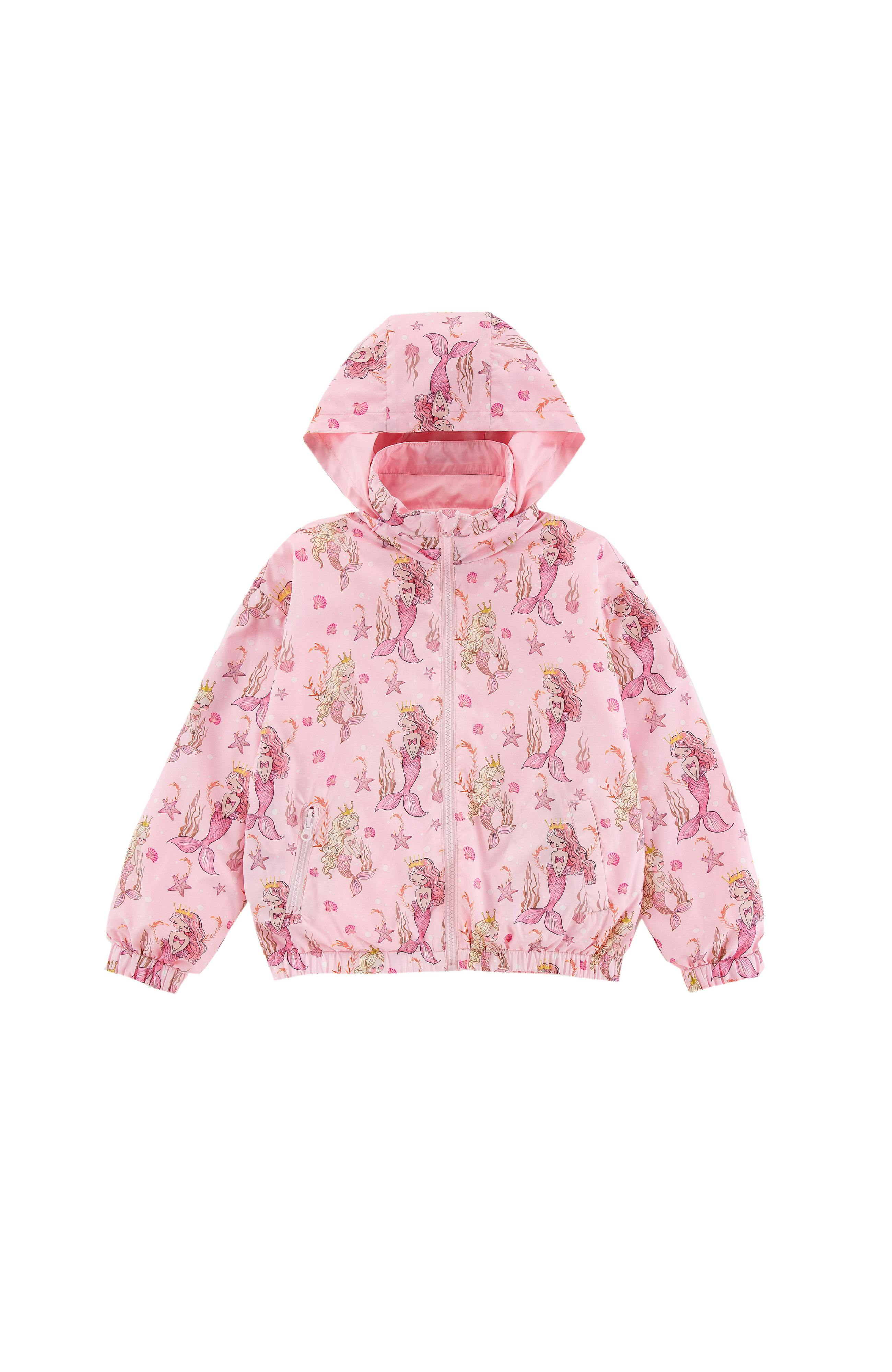 Max Reversible Rain Jacket Windbreaker, Mermaids