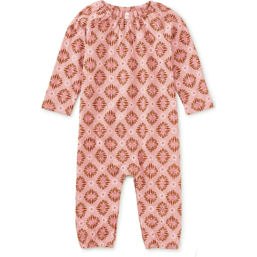 Raglan Baby Romper, Pink