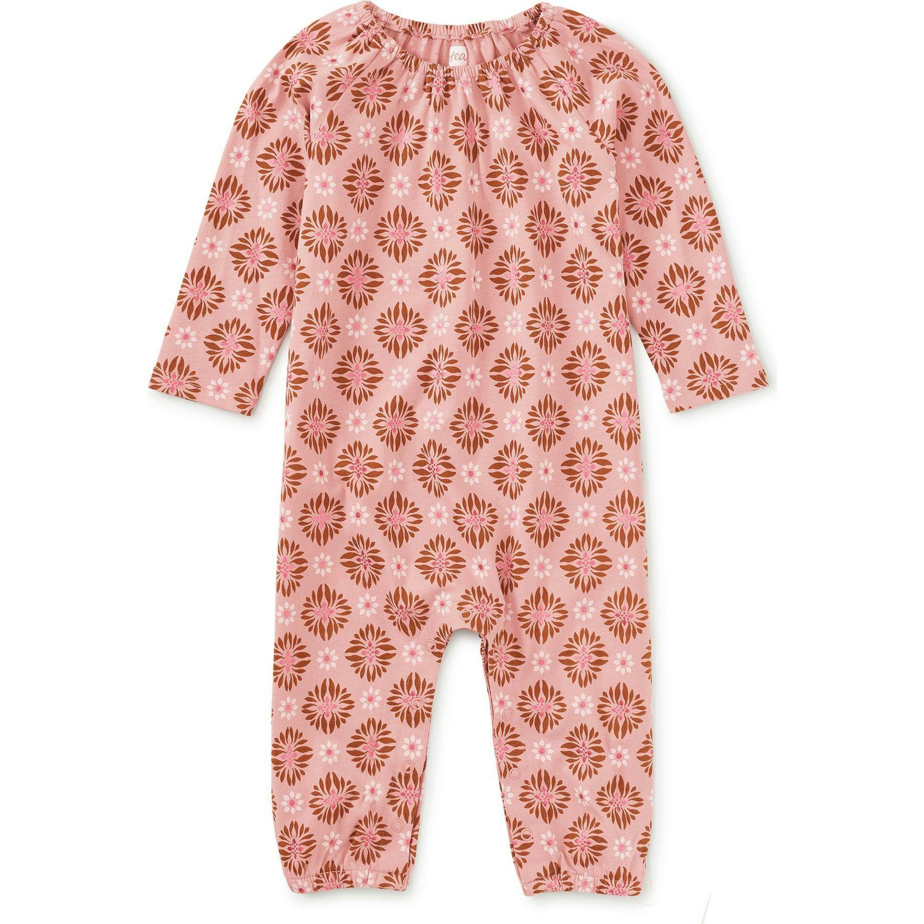 Raglan Baby Romper, Pink
