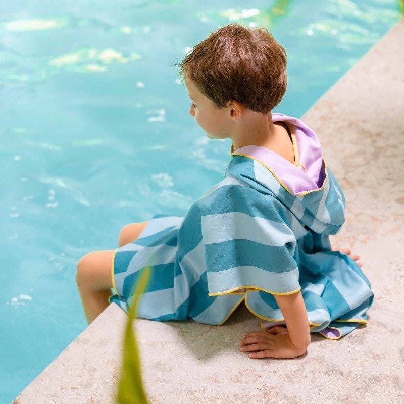 Beach Poncho – Quick-Drying Microfiber Kids Towel