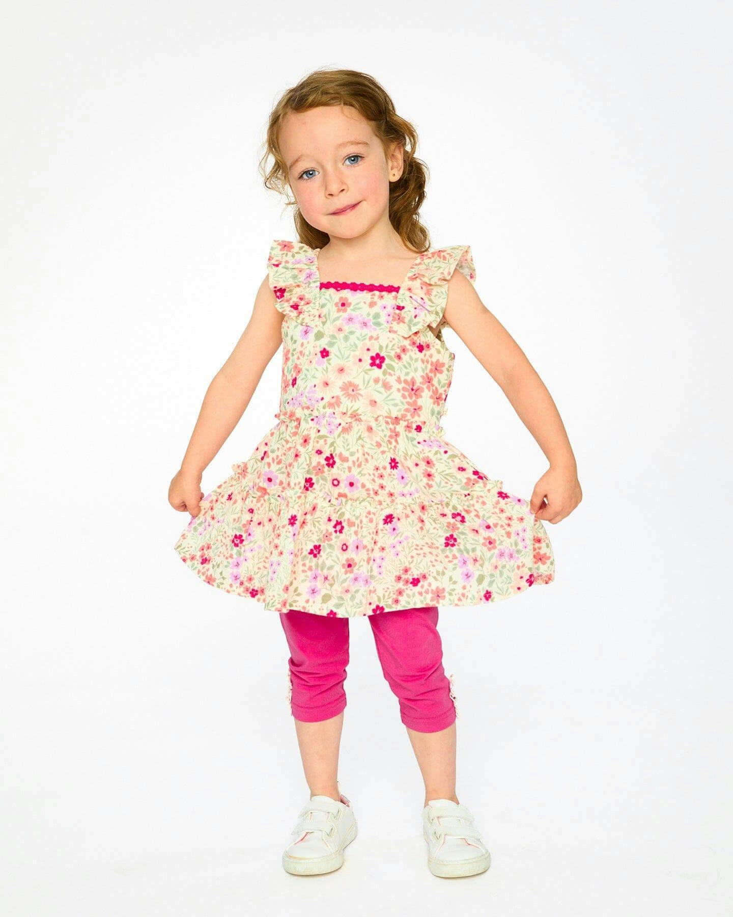 Tunic And Organic Cotton Capri Set