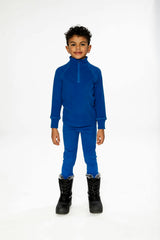 Two Piece Thermal Underwear Royal Blue