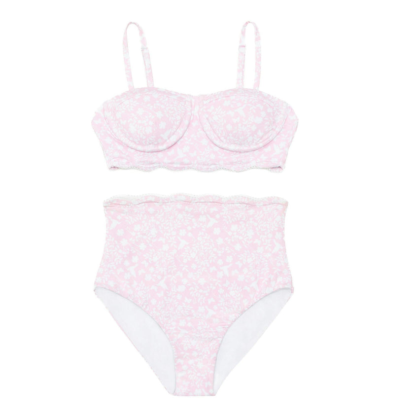 High Waisted Bikini in Coral Sand Chintz (Women's)