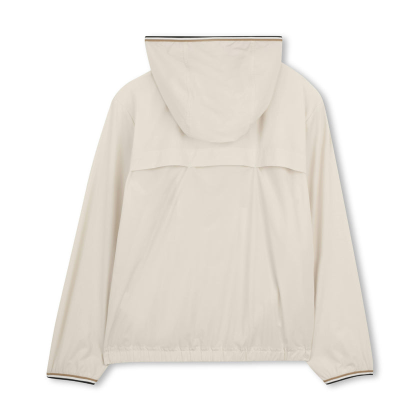 Beige Lightweight Hooded Set