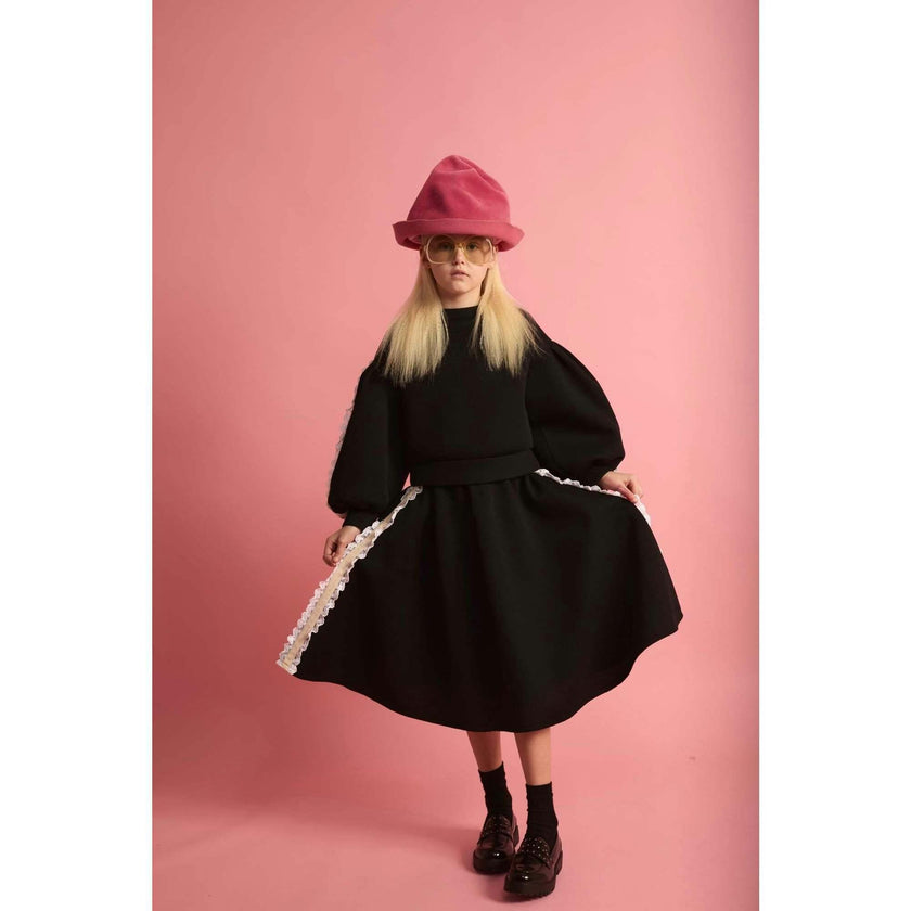 Neoprene Lace Skirt