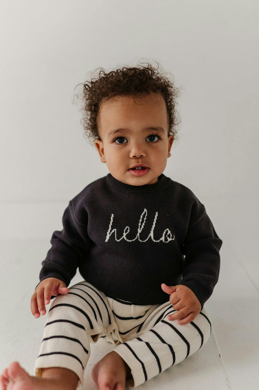 Knit Sweater in Hello