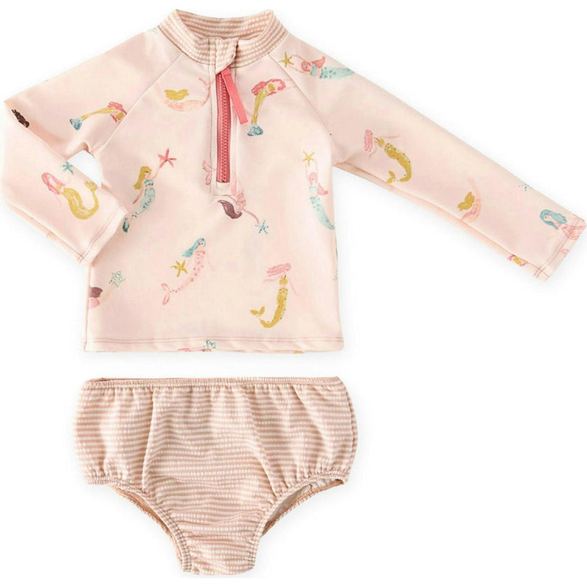 Baby Swim Rash Guard & Bloomer, Multi
