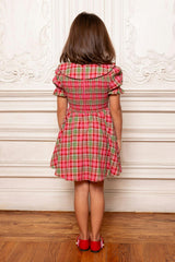 Mini Alice Dress in Rosewood Tartan