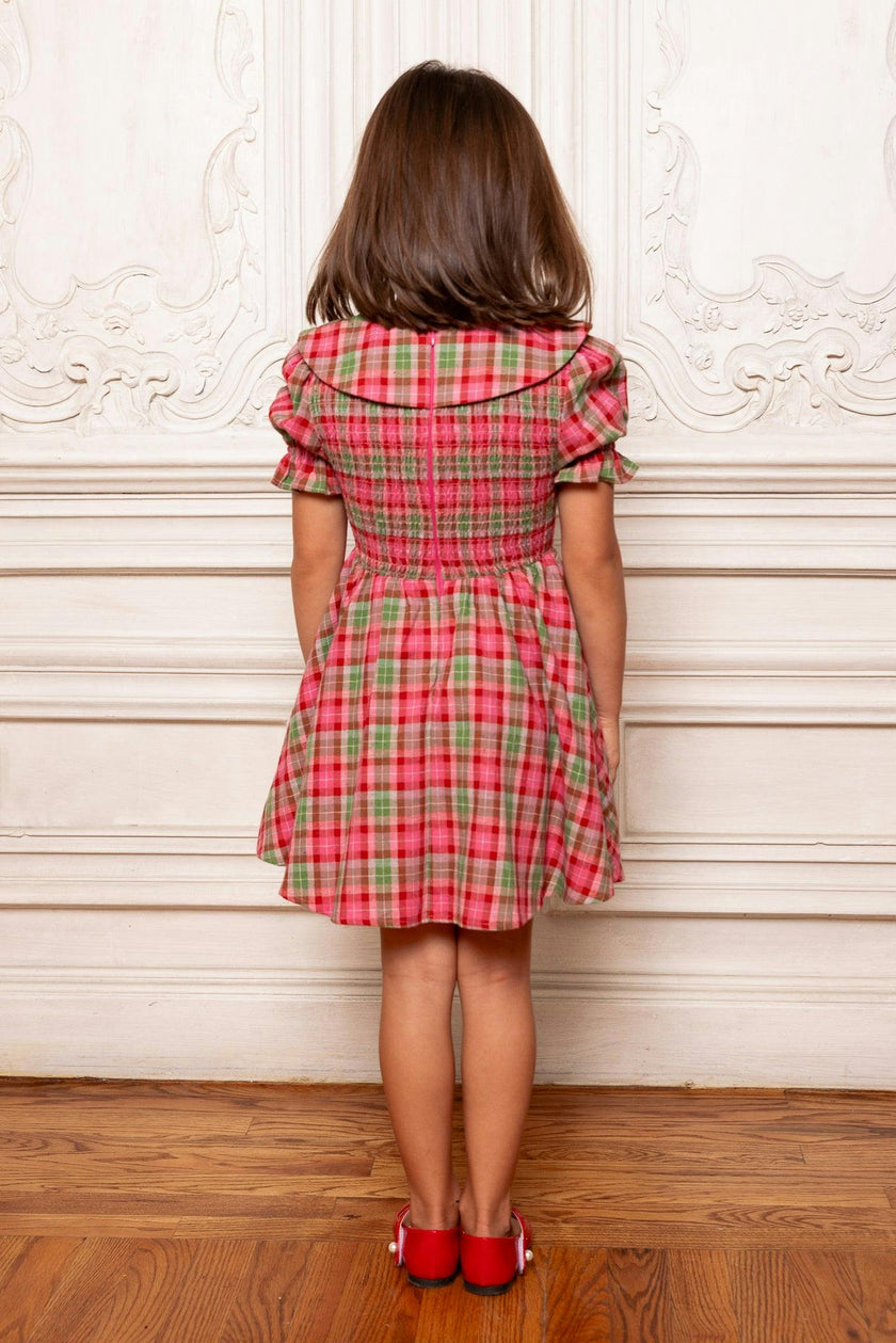 Mini Alice Dress in Rosewood Tartan