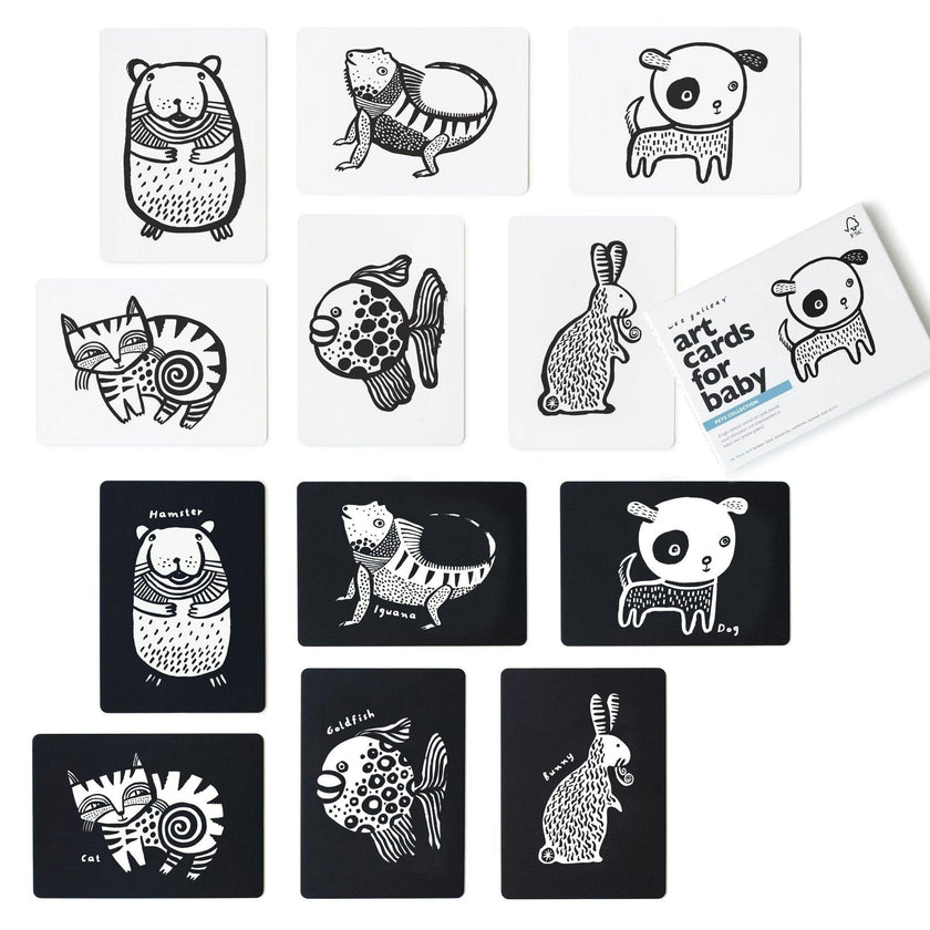 Pets Art Cards for Baby
