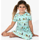 PAW Patrol: Easter Bamboo Girls' Short Sleeve Dress