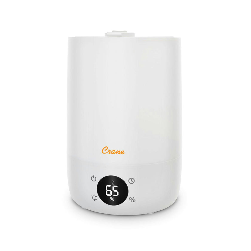 Top Fill Cool Mist Humidifier, 1.2 Gallon with Sleep Support Light & Essential Oil Tray
