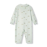 Lil' Stretch Fleece Collar Jumpsuit