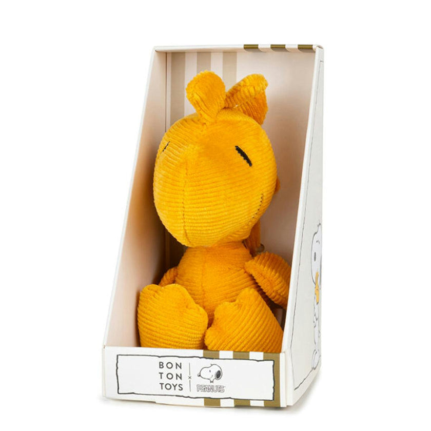 Plush PEANUTS WOODSTOCK Mini Corduroy Warm Yellow in Giftbox 6"