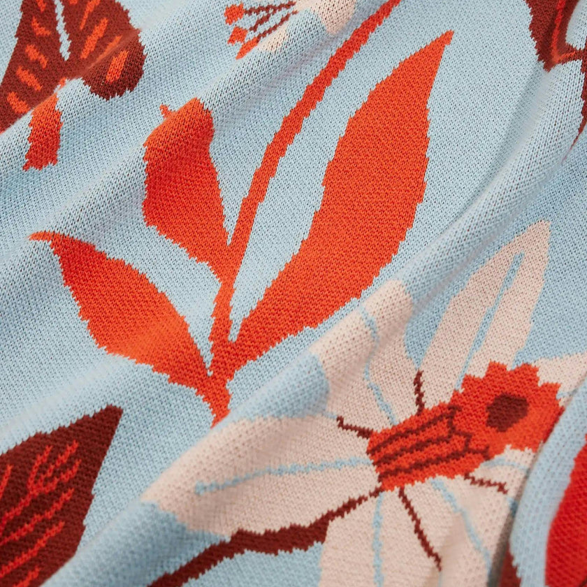 Petals Knit Blanket