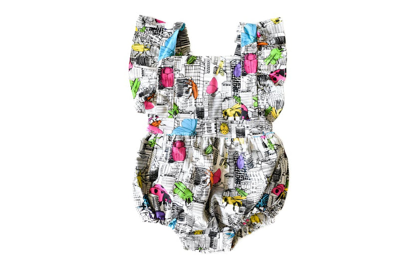 Bug Invasion Bubble Romper