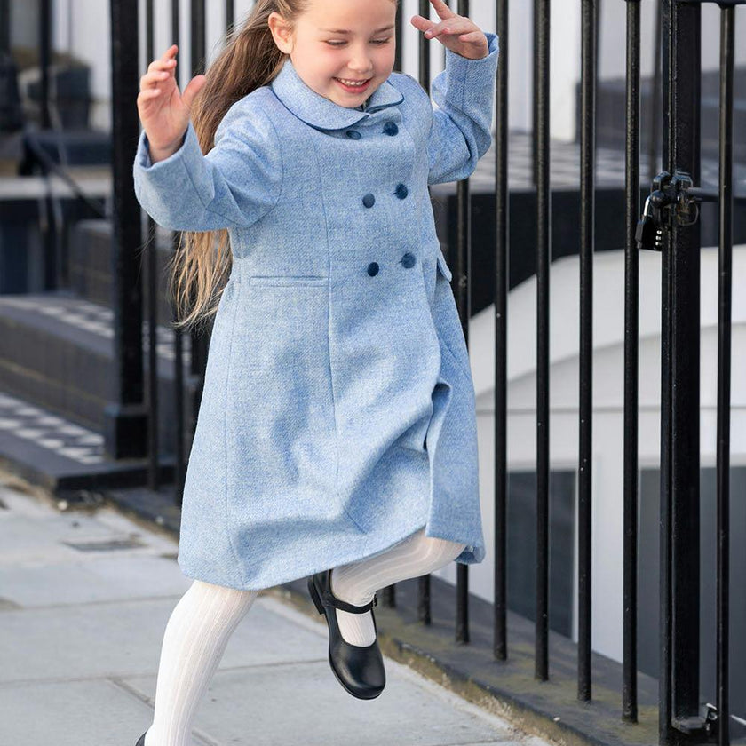 Classic Coat in Pale Blue
