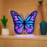 Neon Art Infinity Lights Wall & Desk Sign-Butterfly