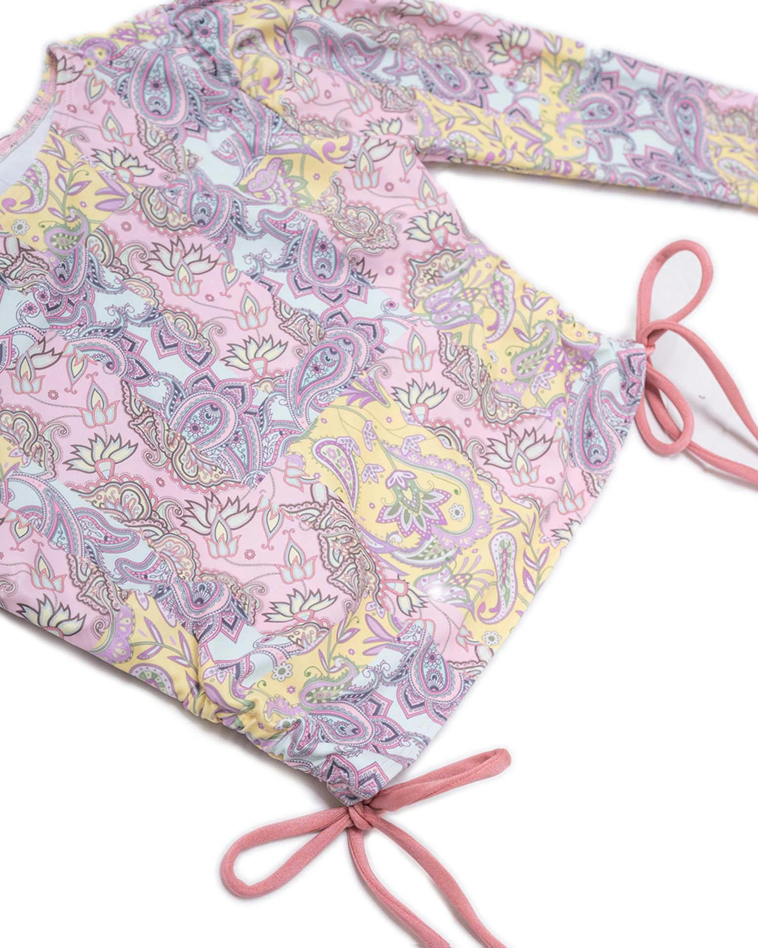 2 Piece Swimsuit Set with Side Ties