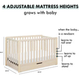 Colby 4-in-1 Convertible Crib With Trundle Drawer