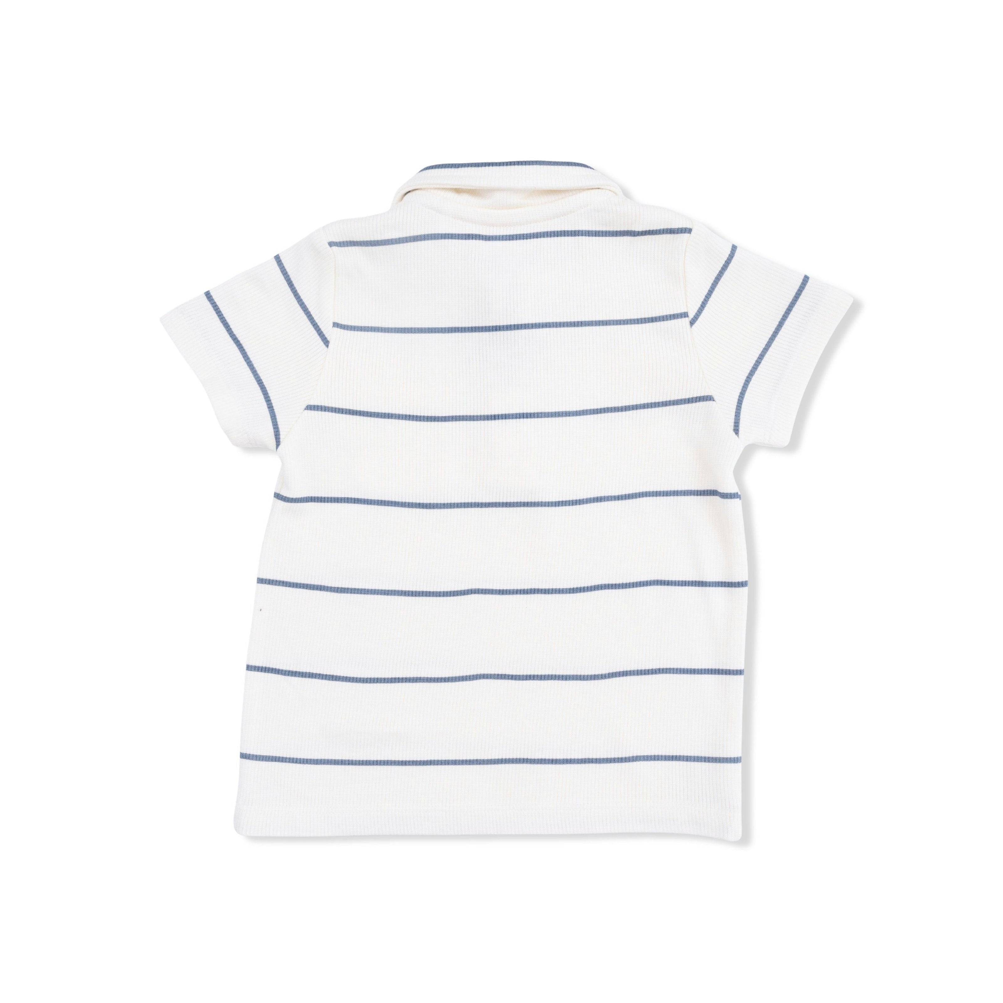 Vintage Stripe - Polo with Casual Short