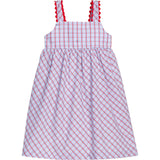 Evie Dress - Patriotic Plaid