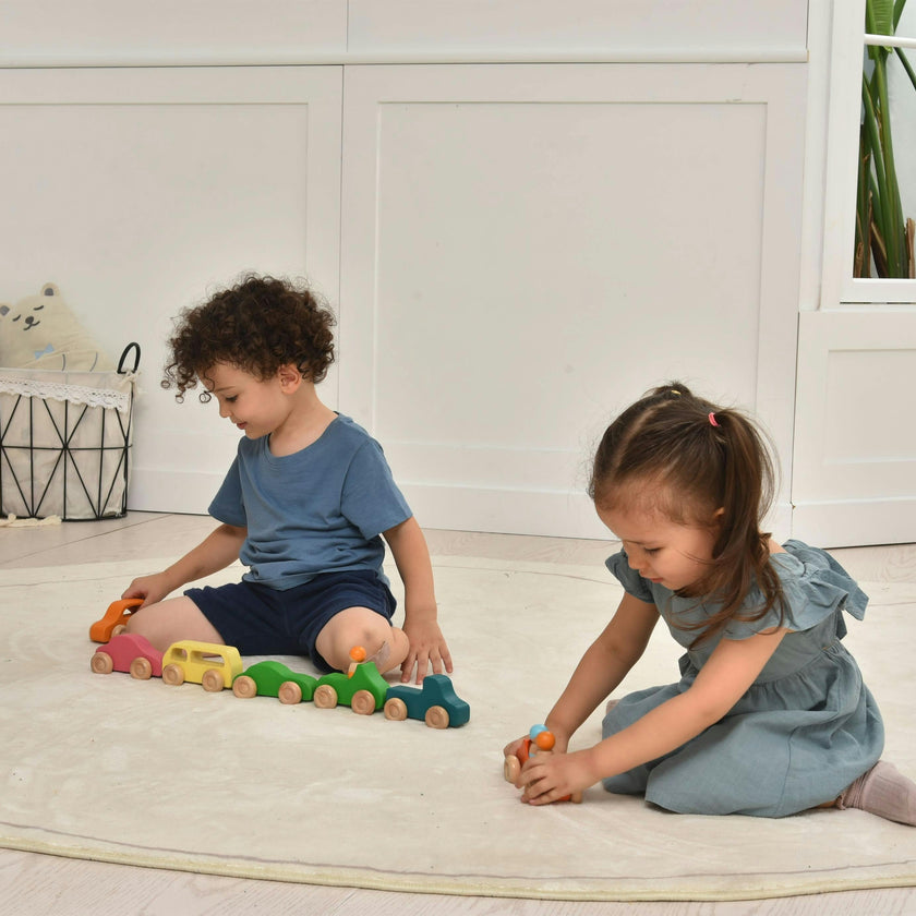 Wooden Car Toy set - 10 Piece Set