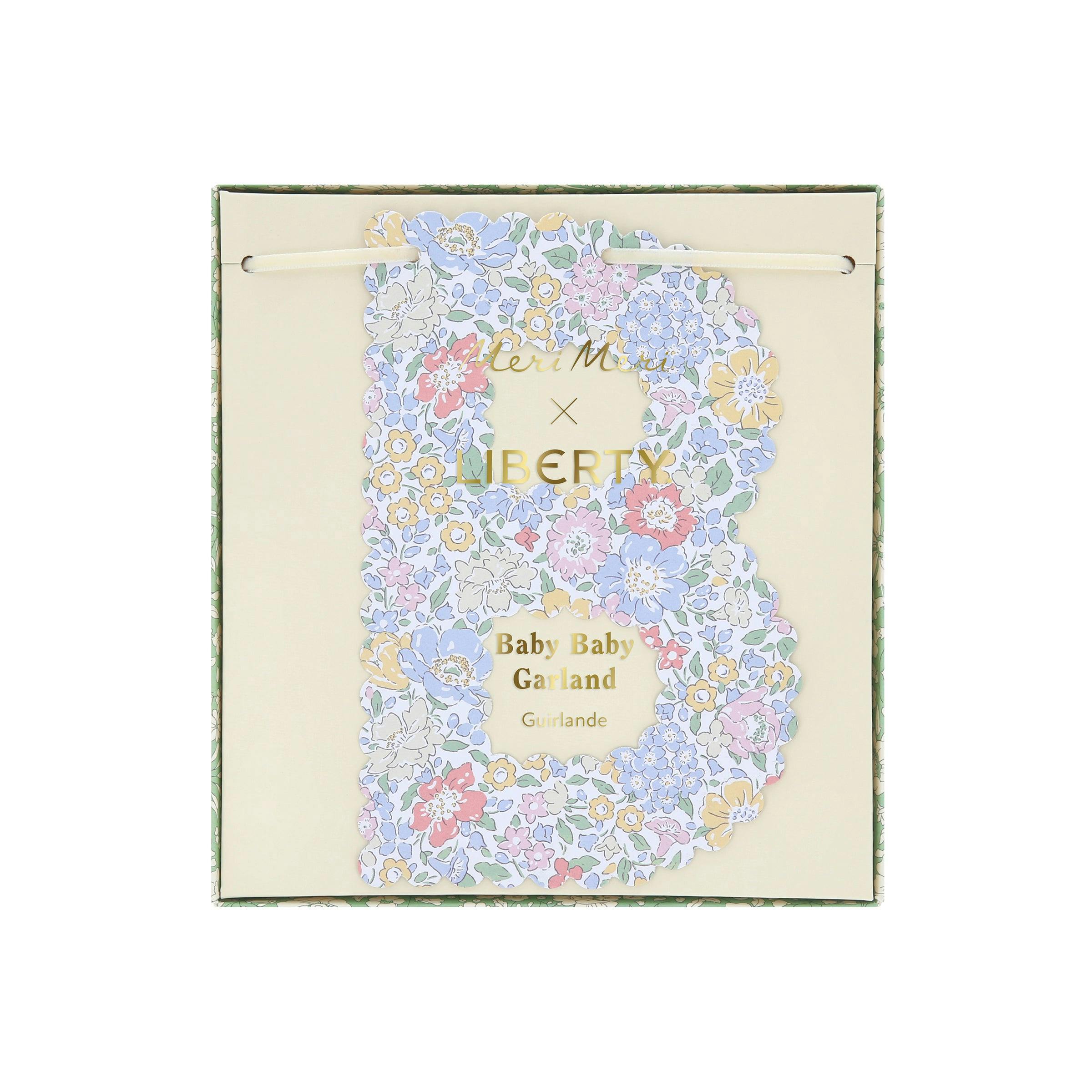 Meri Meri x Liberty Baby Garland