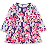 Long Sleeve Pocket Dress, Multi