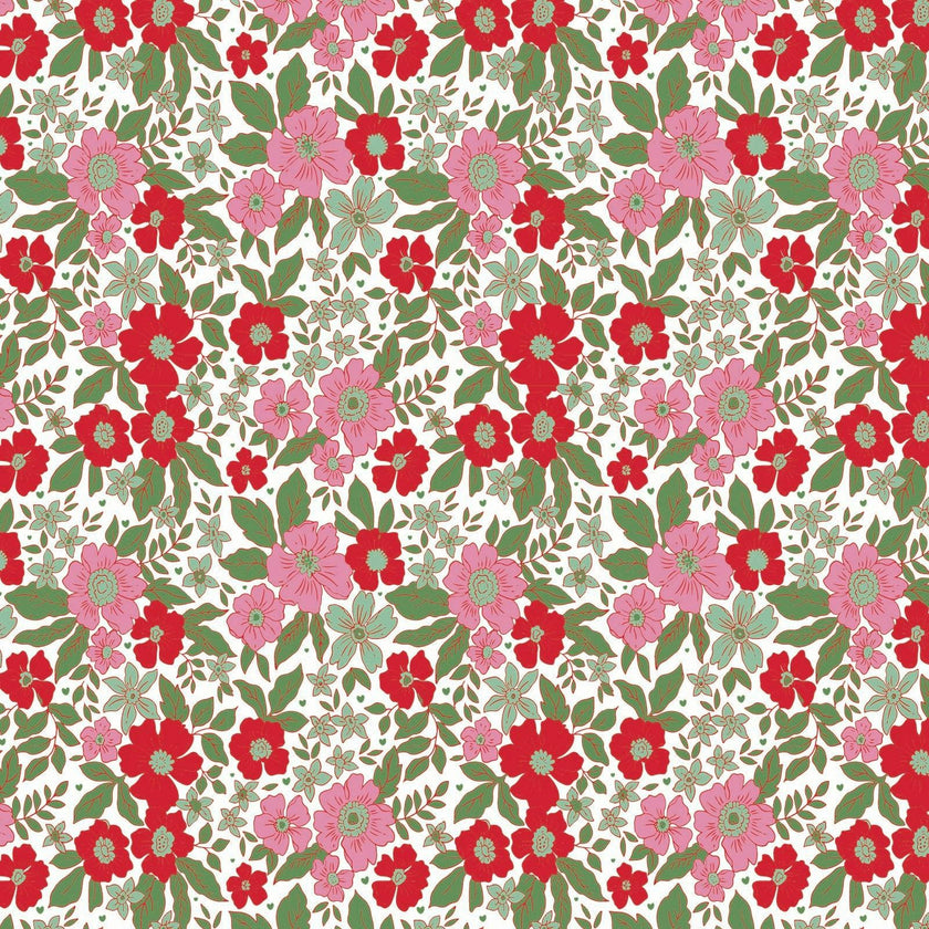 Sassy Women's Spa Wrap - Floral Noel