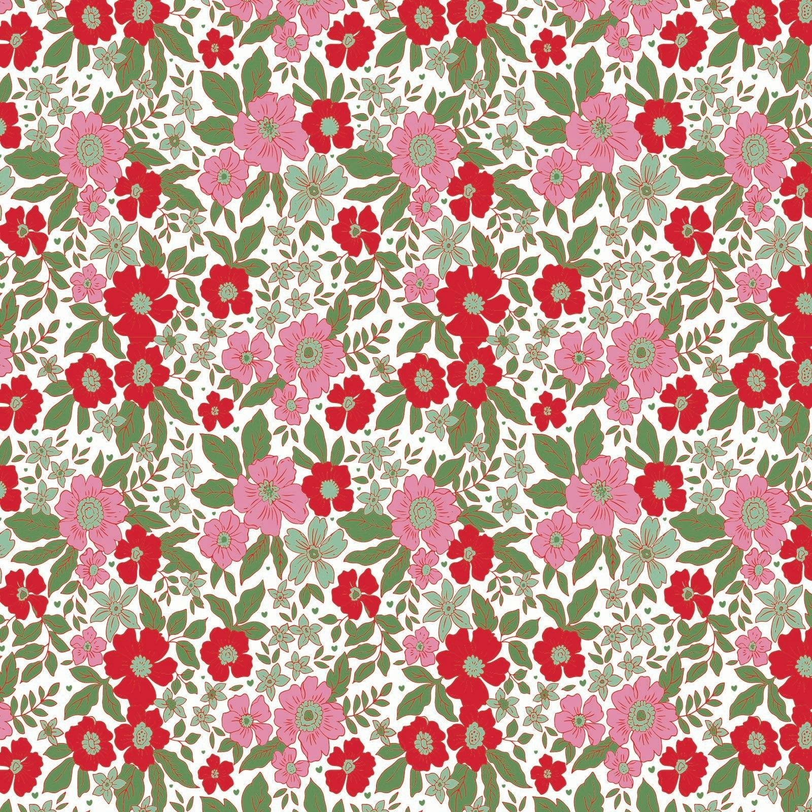 Sassy Women's Spa Wrap - Floral Noel