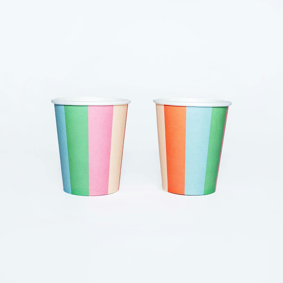 Vibrant Striped Party Pack – Paper Plates