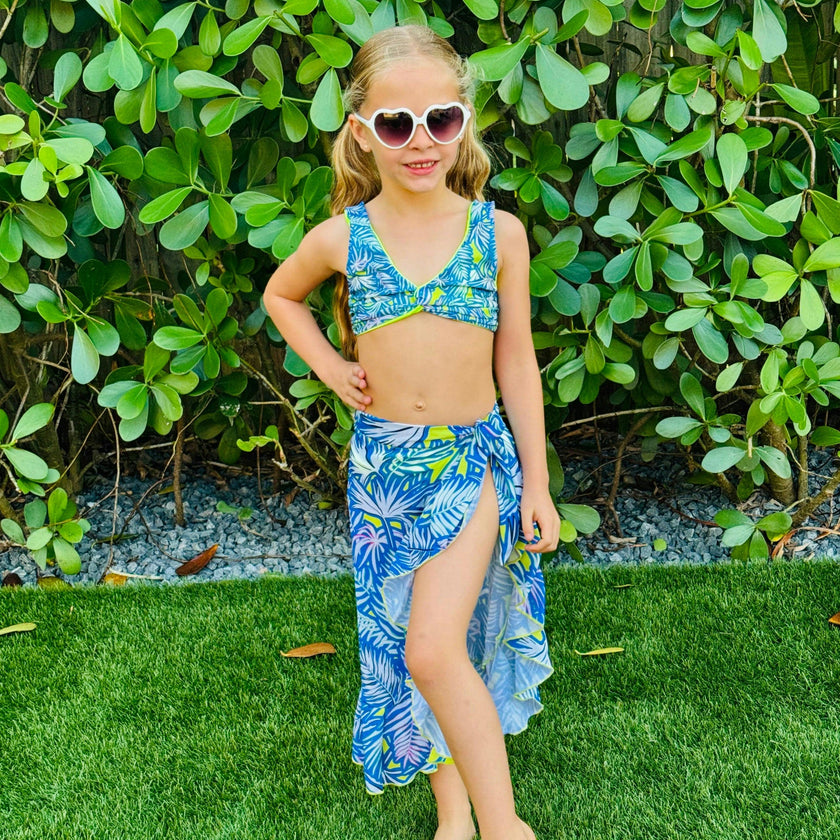Mimi Bikini - Palm Neon Print