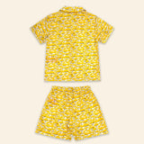 Kids Aryo Shirt and Otto Shorts Yellow Mushroom