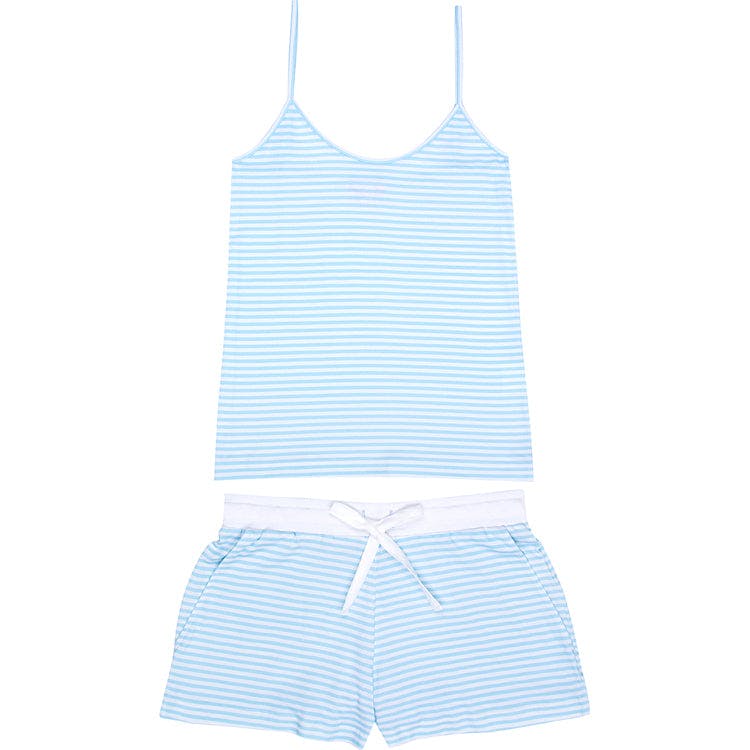 Women's Stripe Jersey Camisole Set