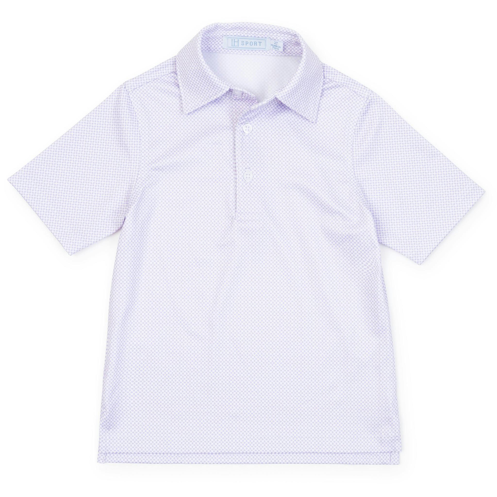 Will Boys' Performance Polo by LH Sport - Links Lavender