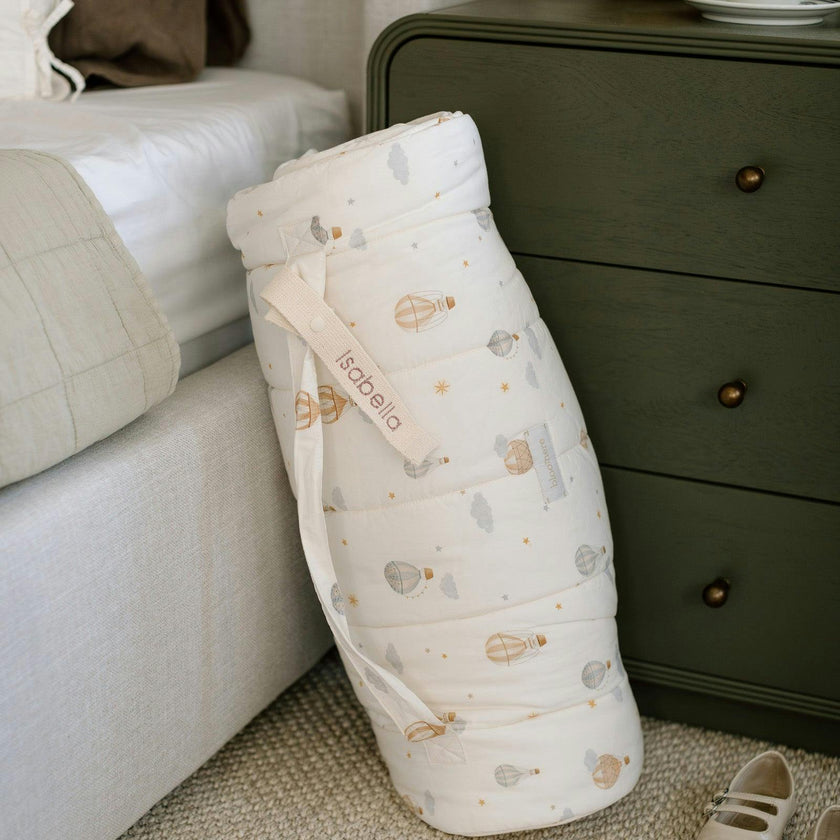 Organic Toddler Nap Roll-N-Rest Mat Set