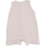 Solid Muslin French Oak - Sleeveless Shortie Romper