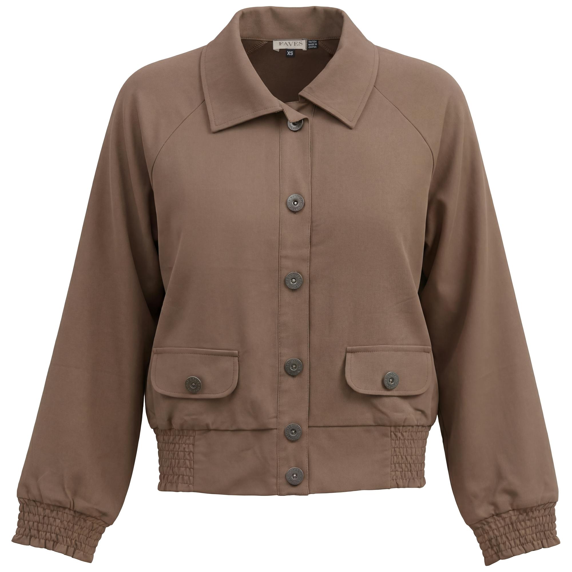 Cropped Cotton Bomber Jacket