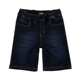 Blue Soft Denim Shorts
