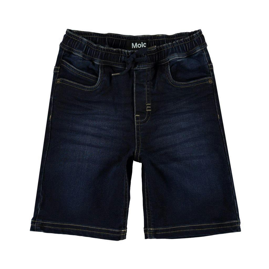 Blue Soft Denim Shorts