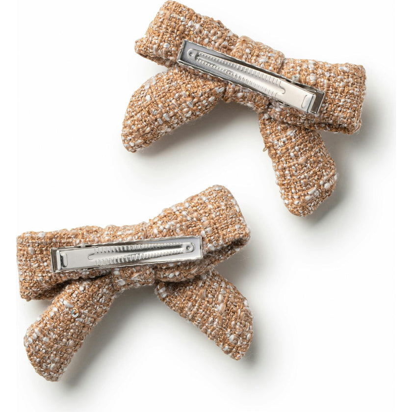 Clara Tweed Double Clip Set