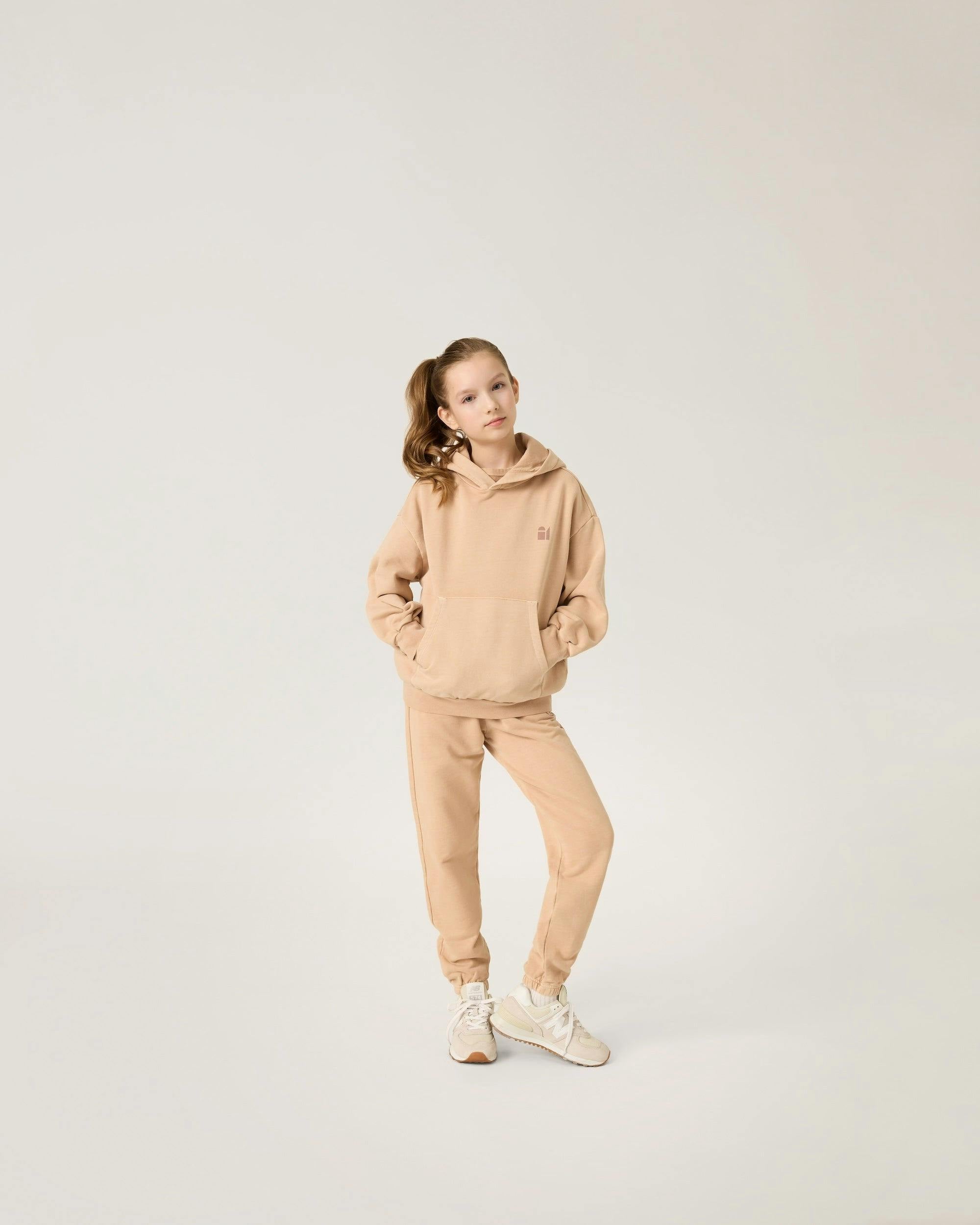 Natural Dye Everyday Jogger in Latte