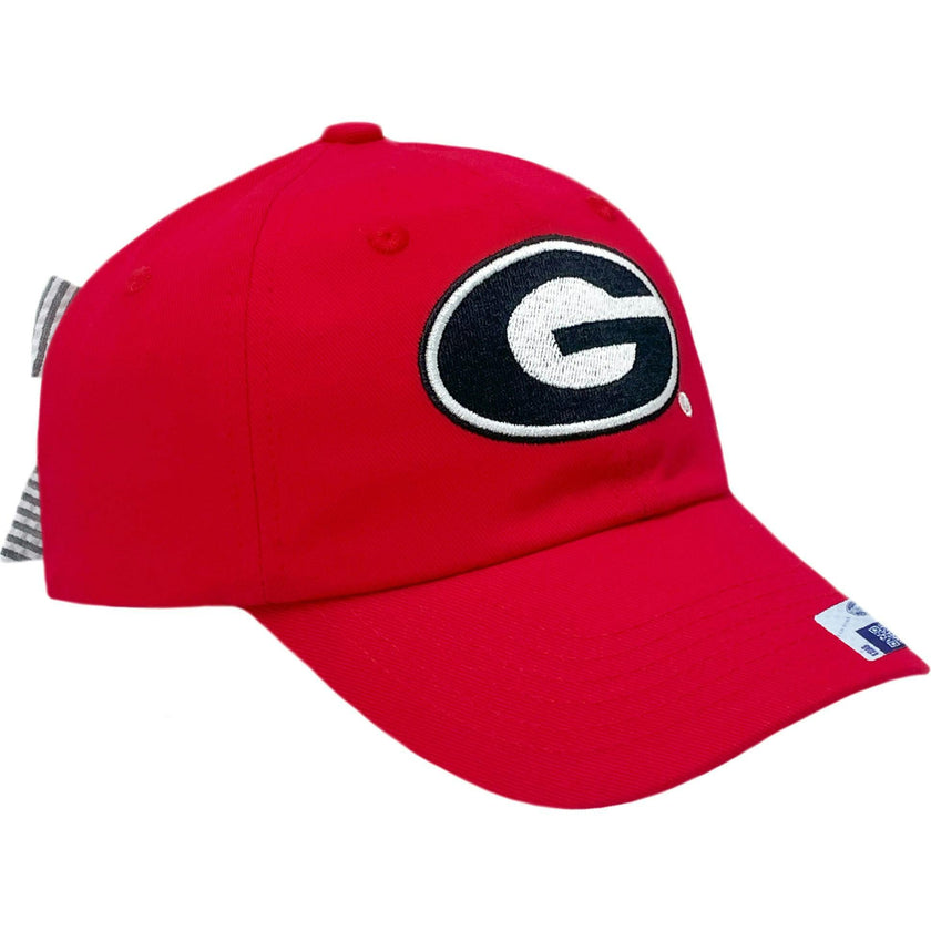 Officially Licensed Georgia Bulldogs Bow Baseball Hat (Youth)
