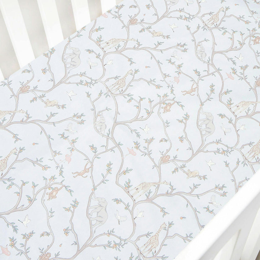Animal Parade Crib Sheet