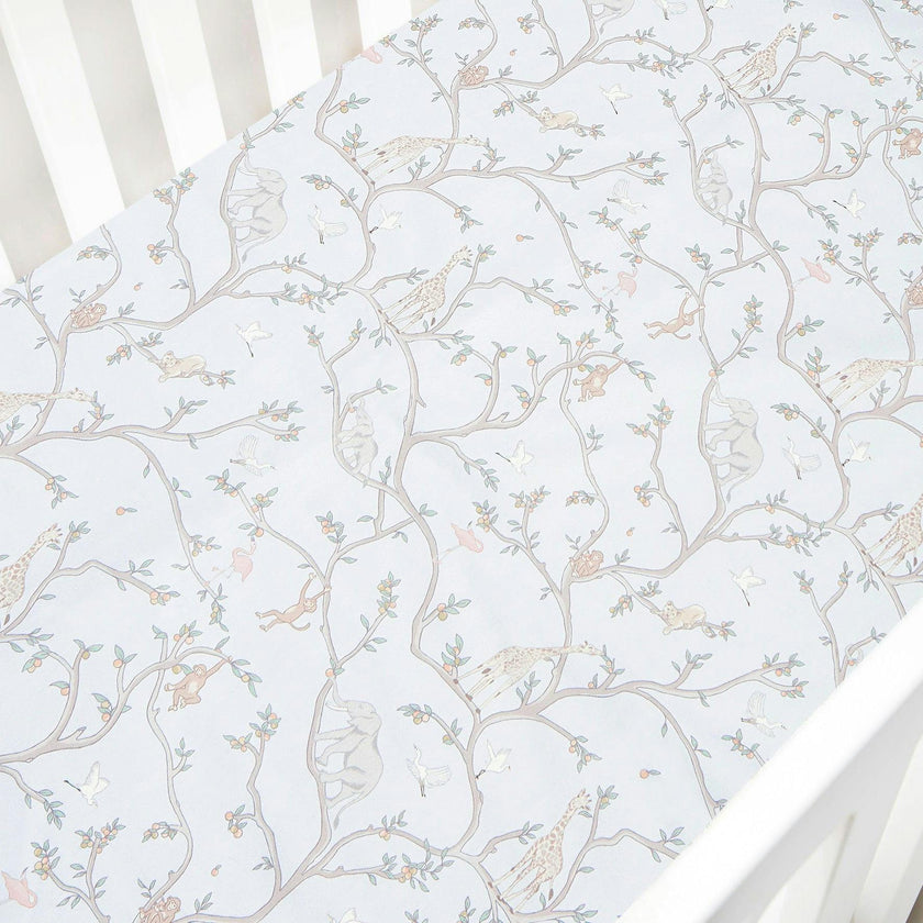 Animal Parade Crib Sheet