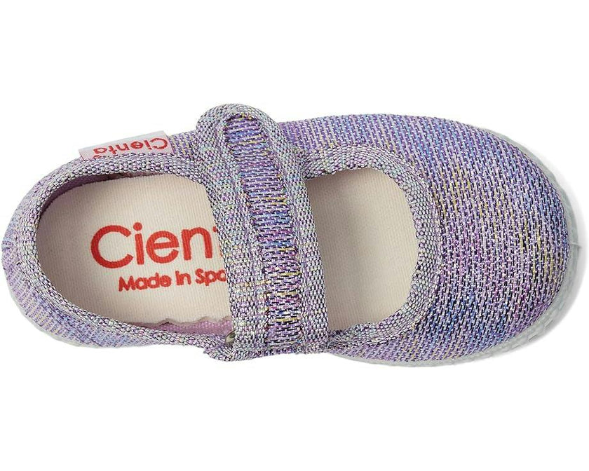 Cienta 56083.65 Purple Unicorn Rainbow Sparkle Mary Jane